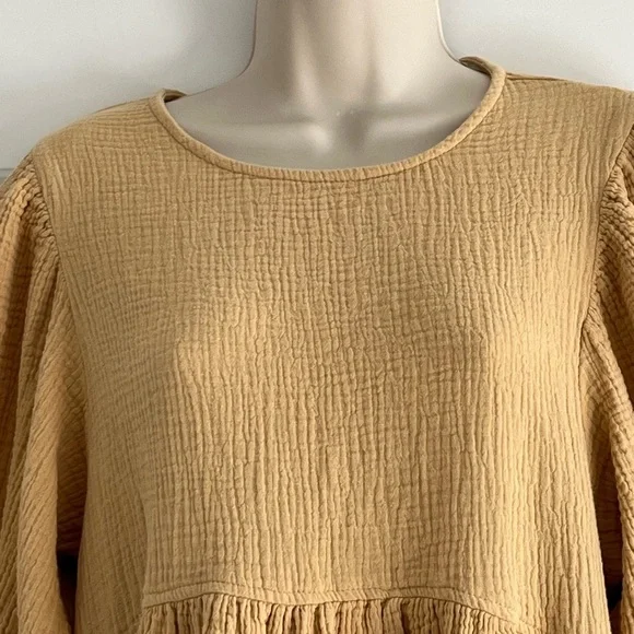 Shop Neighbor Gauze Babydoll Mini Dress
Size Medium Beachy Feminine Boho - Picture 2 of 15